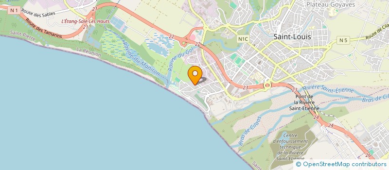 localisation de l'entreprise MONSIEUR DESIRE MAILLOT  SAINT-LOUIS