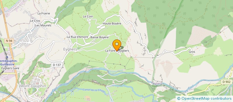 localisation de l'entreprise MONSIEUR DESIRE MAUREE  GUILLESTRE