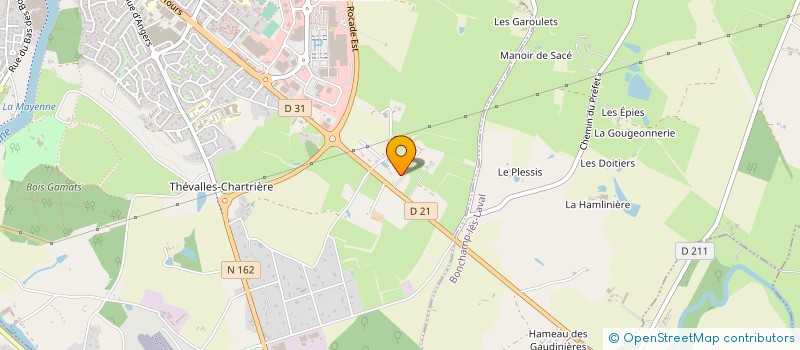 localisation de l'entreprise MONSIEUR DESIRE MICHELET à LAVAL