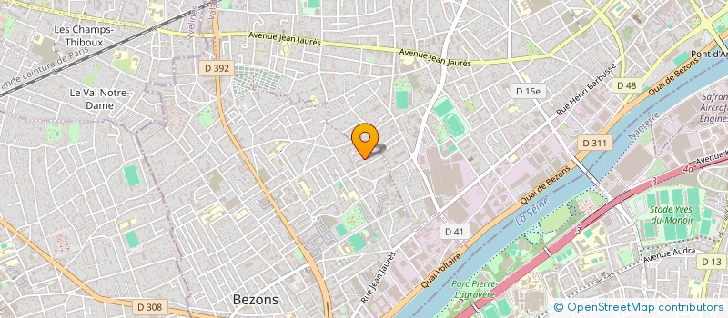 localisation de l'entreprise MONSIEUR DESIRE N'DAKOU  BEZONS