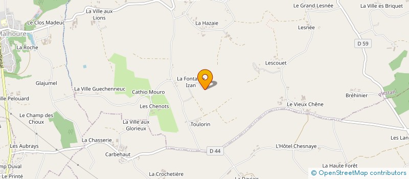 localisation de l'entreprise MONSIEUR DESIRE OLLIVIER à PLESTAN