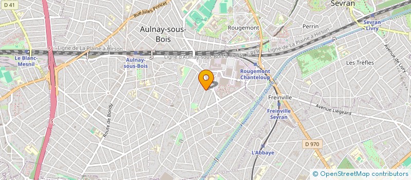 localisation de l'entreprise MONSIEUR DESIRE PETITPAS à AULNAY-SOUS-BOIS