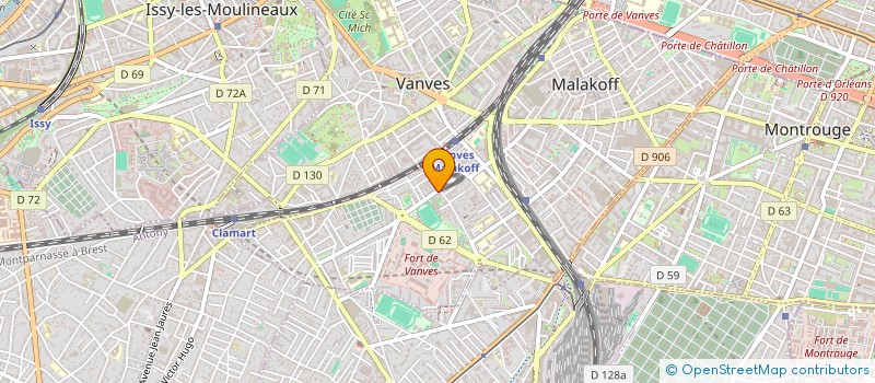 localisation de l'entreprise MONSIEUR DESIRE RAZAFINDRATSITA  MALAKOFF