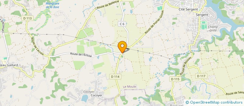 localisation de l'entreprise MONSIEUR DESIRE SOULANGES à LE MOULE