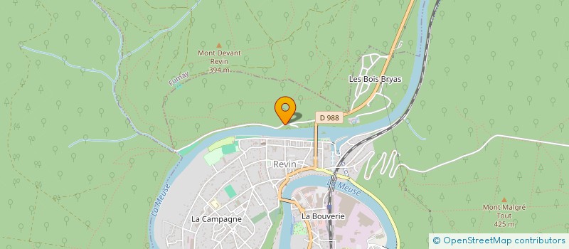 localisation de l'entreprise MONSIEUR DESIRE TOHOURI  REVIN