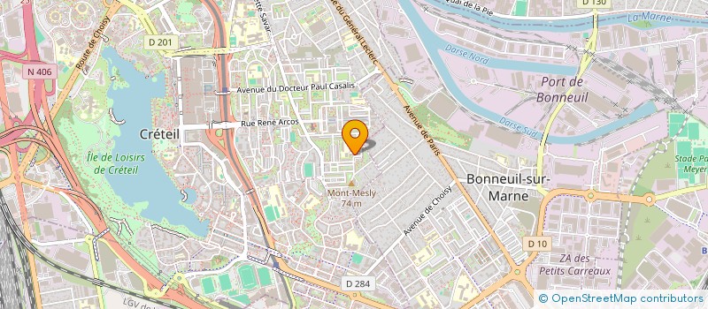 localisation de l'entreprise MONSIEUR DESMOND BONNAIRE  CRETEIL