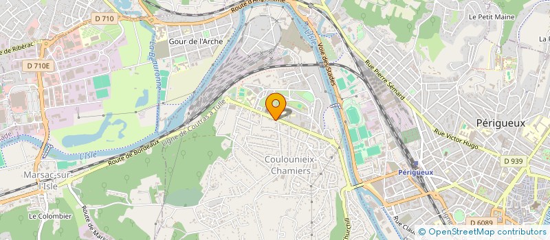 localisation de l'entreprise MONSIEUR DESON BAPTISTE  COULOUNIEIX-CHAMIERS