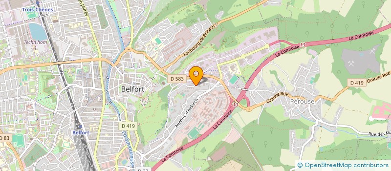 localisation de l'entreprise MONSIEUR DESSE SISSOKO à BELFORT