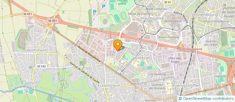 localisation de l'entreprise MONSIEUR DESSY DE ZOCKI à STRASBOURG