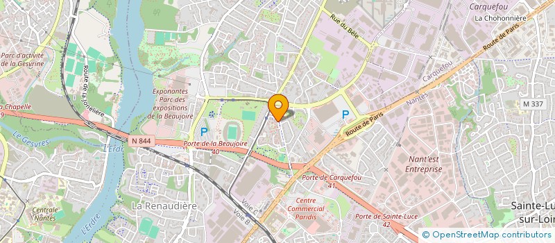 localisation de l'entreprise MONSIEUR DESTA KEBEDOM à NANTES