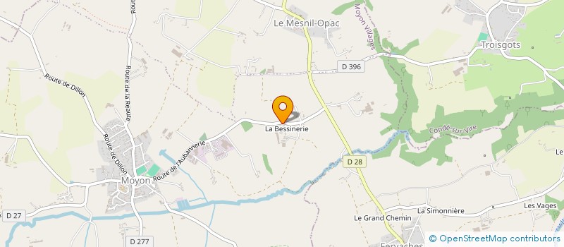 localisation de l'entreprise MONSIEUR DESVEAUX ALEXANDRE  MOYON VILLAGES