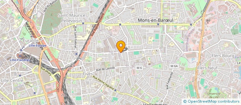 localisation de l'entreprise MONSIEUR DETHIE FAYE  MONS-EN-BARUL