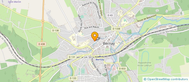 localisation de l'entreprise MONSIEUR DETLEF HOSSBACH à BERNAY