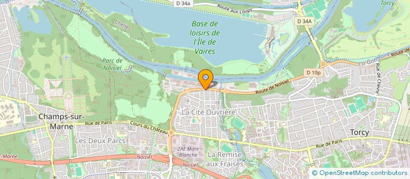 localisation de l'entreprise MONSIEUR DEURGUENE MBAYE  NOISIEL