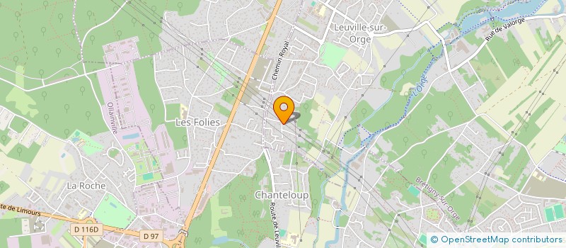 localisation de l'entreprise MONSIEUR DEUSTY BAUD  LEUVILLE-SUR-ORGE