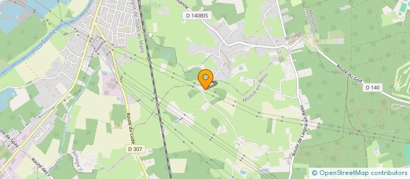 localisation de l'entreprise MONSIEUR DEUSTY COTTET  MONCE-EN-BELIN