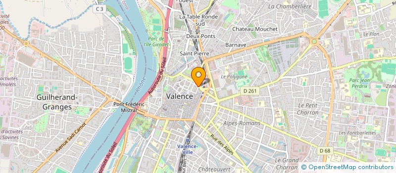 localisation de l'entreprise MONSIEUR DEVENDRAN GUNASEKARAN  VALENCE