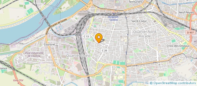 localisation de l'entreprise MONSIEUR DEVERCE KOUEDY à AVIGNON