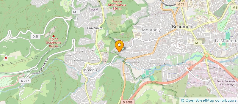 localisation de l'entreprise MONSIEUR DEVON VICTOOR  CEYRAT