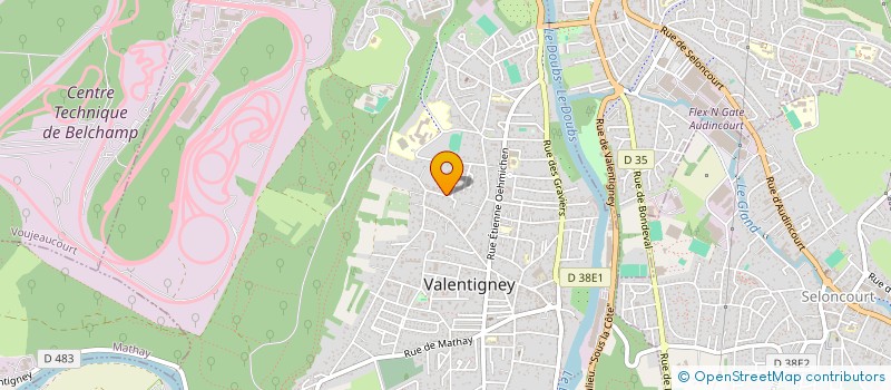 localisation de l'entreprise MONSIEUR DEVRIM RENCBER  VALENTIGNEY