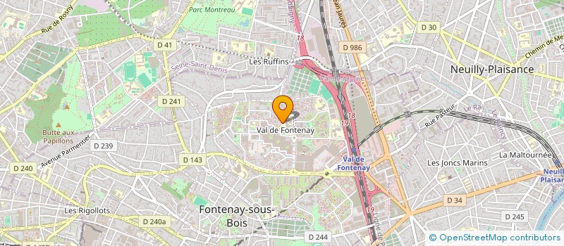 localisation de l'entreprise MONSIEUR DEVY BELORGANE à FONTENAY-SOUS-BOIS