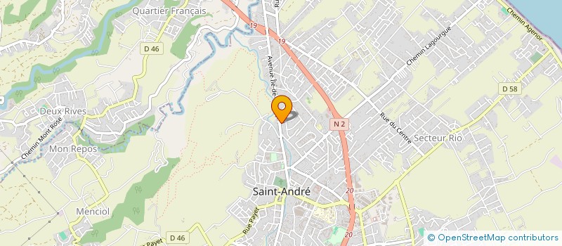 localisation de l'entreprise MONSIEUR DEVY FREDERIC MARY CATAN à SAINT-ANDRE