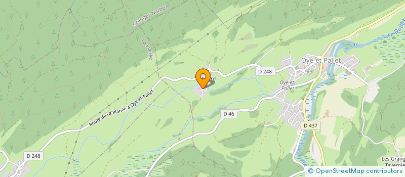 localisation de l'entreprise MONSIEUR DEVY GALLET  OYE-ET-PALLET
