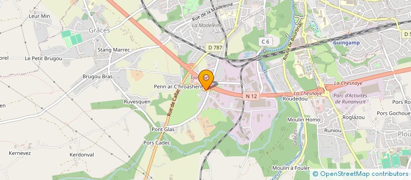 localisation de l'entreprise MONSIEUR DEVY LENESTOUR  GRACES