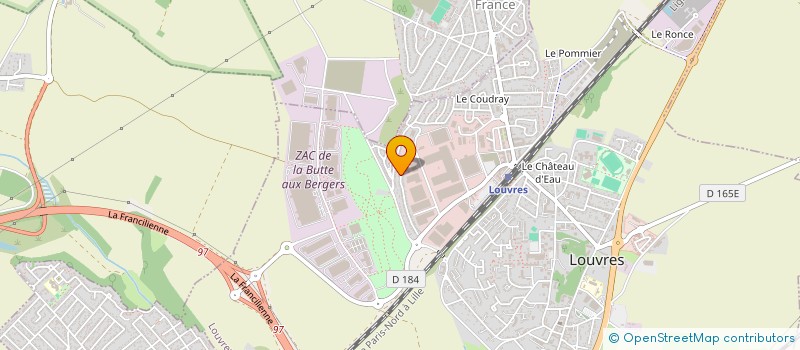 localisation de l'entreprise MONSIEUR DEVY THOMYRIS  LOUVRES