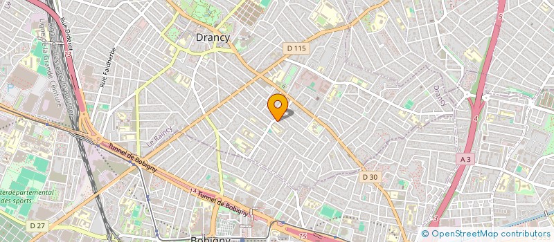 localisation de l'entreprise MONSIEUR DEWANAND BUDOO  DRANCY