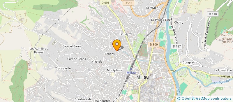 localisation de l'entreprise MONSIEUR DEWARD NAOANA  MILLAU