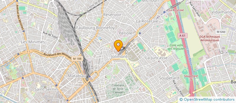 localisation de l'entreprise MONSIEUR DEXTER PERATOUT à TOULOUSE