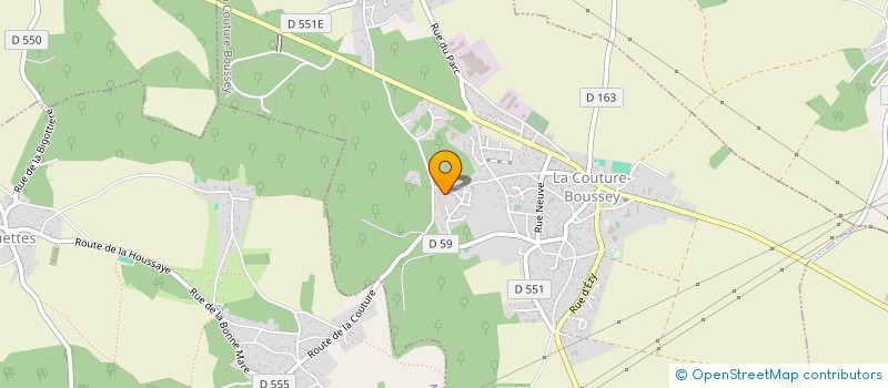 localisation de l'entreprise MONSIEUR DEYANN GERALDES  LA COUTURE-BOUSSEY