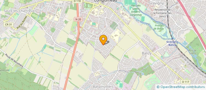 localisation de l'entreprise MONSIEUR DEYNIS BELRAIN à LONGJUMEAU