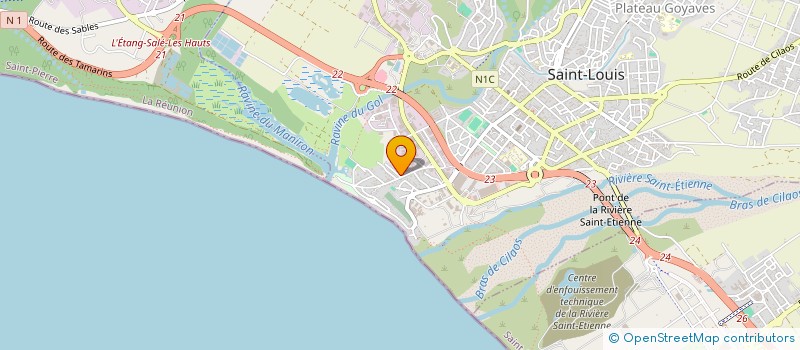 localisation de l'entreprise MONSIEUR DEYVA MARDE  SAINT-LOUIS