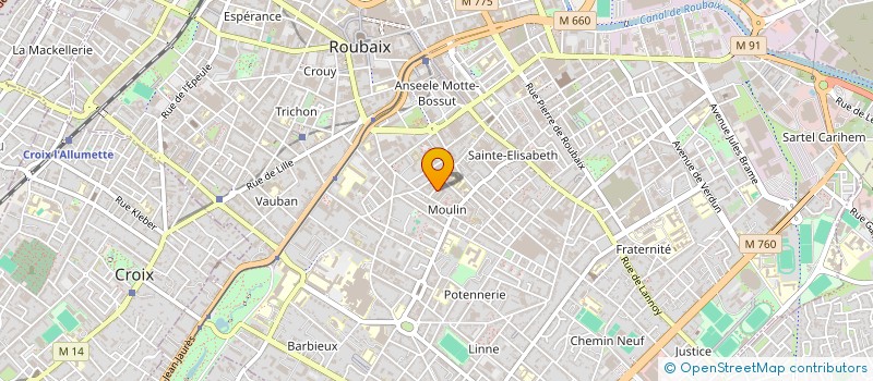 localisation de l'entreprise MONSIEUR DEZIDER GABOR  ROUBAIX