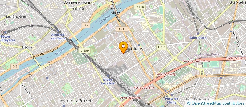 localisation de l'entreprise MONSIEUR DEZYDEVIVOZ GUSTA à CLICHY