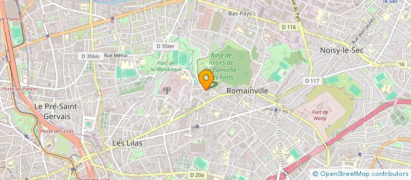 localisation de l'entreprise MONSIEUR DHAOU HADDAD à ROMAINVILLE