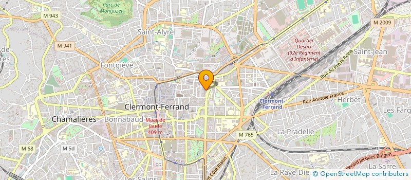 localisation de l'entreprise MONSIEUR DHARJAY JAMYANG  CLERMONT-FERRAND