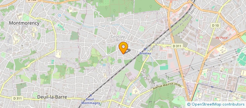 localisation de l'entreprise MONSIEUR DHARMAHRAJEN PERMAL à GROSLAY