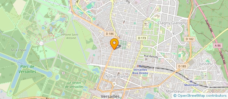 localisation de l'entreprise MONSIEUR DHIA ELHAK BEN KHOUD  VERSAILLES