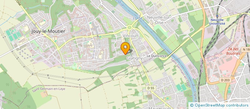 localisation de l'entreprise MONSIEUR DHIA ELHAK ISMAIL  JOUY-LE-MOUTIER