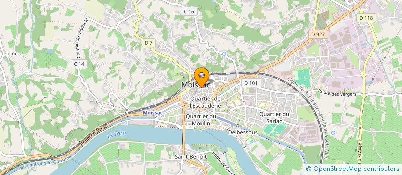 localisation de l'entreprise MONSIEUR DHIA GASMI  MOISSAC