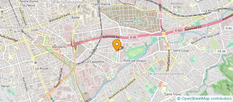 localisation de l'entreprise MONSIEUR DHIAA BERKACHE  MARSEILLE