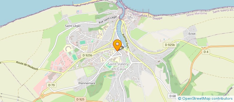 localisation de l'entreprise MONSIEUR DHIAA EDDINE CHEBEDDEN  SAINT-VALERY-EN-CAUX