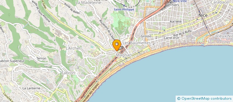 localisation de l'entreprise MONSIEUR DHIAEDDINE CHELBI à NICE