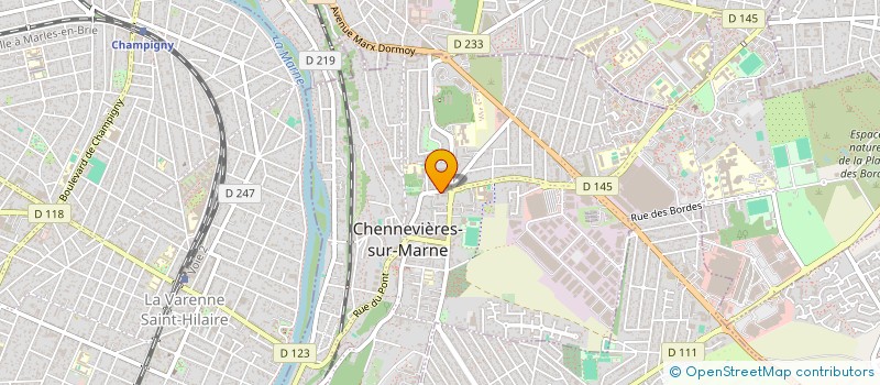 localisation de l'entreprise MONSIEUR DHIEIMISSON OLIVEIRA  CHENNEVIERES-SUR-MARNE