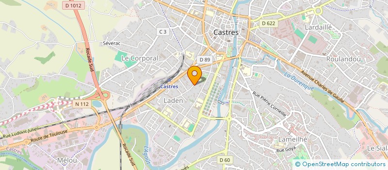 localisation de l'entreprise MONSIEUR DHIRAN-RYDWAN BONTOUT  CASTRES