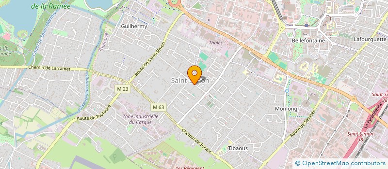 localisation de l'entreprise MONSIEUR DHIRAR BELLEBCIR  TOULOUSE