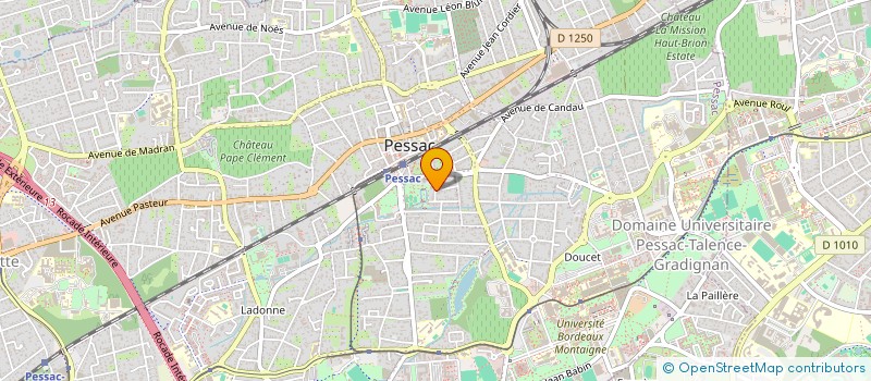 localisation de l'entreprise MONSIEUR DHIREN BHUDIA  PESSAC